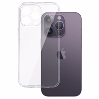 Aizmugures apvalks 2 mm Perfect Iphone 14 Pro caurspīdīgs