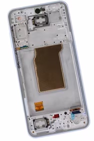 LCD screen Samsung A356 A35 5G ar touch screen un frame Iceblue original (assembled service pack)