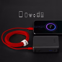 SBS TECABLETISSUETCCR USB-C - USB-C 1,5 m 60W pīts kabelis - sarkans