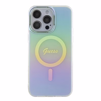 Guess GUHMP15XHITSQ iPhone 15 Pro Max - tirkīzs viedtālruņa apvalks IML Iridescent MagSafe