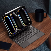 Dux Ducis MK Series vāciņš ar Bluetooth tastatūru iPad Pro 11" 2024 - melns