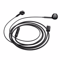 Borofone austiņas BM100 Fuente ar mikrofonu Type C (DAC) melnas