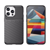 Armored iPhone 15 Pro Max Thunder vāciņš - melns