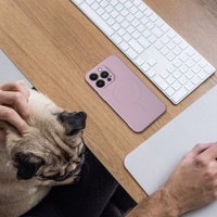 SILIKONA MAG COVER korpuss saderīgs ar MagSafe priekš SAMSUNG A57 rozā krāsā