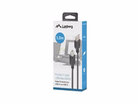 Lanberg CA-USBA-15CU-0010-BK kabel USB 1m 2.0 USB A->USB-B melns