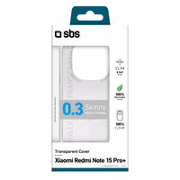 SBS Skinny Cover Xiaomi Redmi Note 15 Pro+ - caurspīdīgs