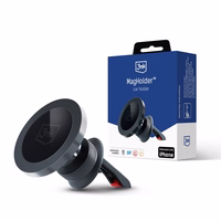 Automašīnas tālruņa turētājs 3mk MagHolder, izmantošanai uz ventilācijas režģa, magnētisks stiprinājums