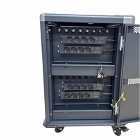 Ewent EW1703 portable device management cart/cabinet melns, pelēks