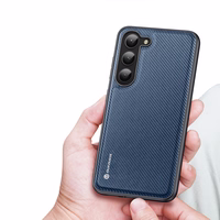 Dux Ducis Fino viedtālruņa apvalks Samsung Galaxy S23+ ar silikona rāmi zils