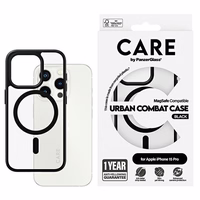 CARE by PanzerGlass Urban Combat Magnētiskais viedtālruņa apvalks iPhone 15 Pro - melns
