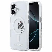 Karl Lagerfeld IML Peekaboo MagSafe iPhone 17 Maciņš - caurspīdīgs