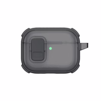 AmazingThing Titan Pro Mag futrālis caurspīdīgs AirPods Pro 3 - Melns