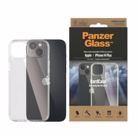 PanzerGlass HardCase antibakteriālais militārā standarta sertificēts viedtālruņa apvalks iPhone 14 Plus / 15 Plus – caurspīdīgs