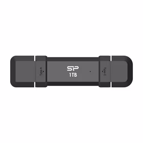 Silicon Power DS72 USB flash drive 1 TB USB Type-A / USB Type-C 3.2 Gen 2 (3.1 Gen 2) melns