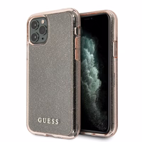 Guess GUHCN58PCGLPI iPhone 11 Pro rozā kietais apvalks Glitter