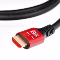Kabelis HDMI 2.1 8K 60 Hz / 4K 120 Hz – ar ļoti augstu ātrumu, HDR, eARC, VRR, 48Gbps, 3 m, melns