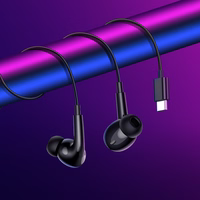 Borofone austiņas BM100 Pro Fuente ar mikrofonu Type C (DAC) melnas