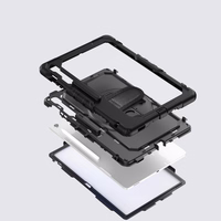 Tech-Protect Solid viedtālruņa apvalks Samsung Galaxy Tab S10 FE+ - melns