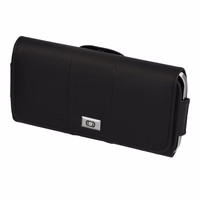 Tel Protect MAX jostas apvalks (IZMĒRS 14) Iphone 11/16 Plus/16 Pro/17 Pro/Huawei P30 Lite/Samsung S23/S24/S25 melns, ādas (155x80x14 mm)