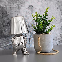 Nakts lampa Silver Man dizains F