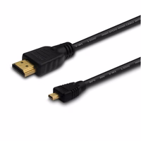 Savio CL-39 HDMI cable 1 m HDMI Type A (Standard) HDMI Type D (Micro) melns