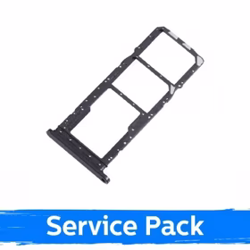 SIM turētājs saderīgs ar Samsung A057 A05s SIM turētājs / melns / (Service Pack)