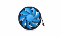 DeepCool Gamma Archer Processor Air cooler 12 cm Aluminium, melns, zils 1 pc(s)