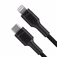 zaļš Cell KABGC07 lightning cable 1 m melns