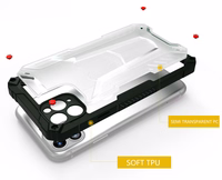 Tel Protect Hibrīdais viedtālruņa apvalks iPhone 11 Pro sarkans