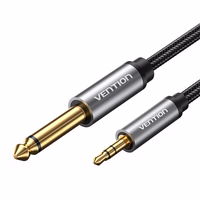Audio kabelis mini ligzda 3.5mm spraudnis uz ligzdu 6.35mm spraudnis Vention BCYHL 10m