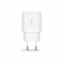 Tech-Protect C20W USB-C PD 20W / USB-A QC 3.0 lādētājs ar USB-C / Lightning kabeli - balts