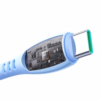 Joyroom S-A59 Vibrant Series 3A USB-A - USB-C kabelis 1.2m - zils