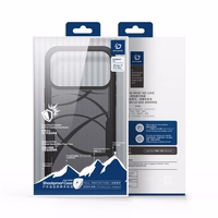 Korpuss Dux Ducis Apple iPhone 17 Pro Max melns (Kontūru raksts)