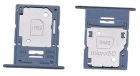 SIM card holder Samsung A155 A15 4G Zils original (service pack)
