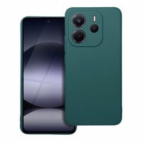 Matēts viedtālruņa apvalks XIAOMI Redmi Note 14 4G (GLOBAL - 164,84mm x 78,15mm x 8,16mm) tumši zaļš