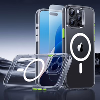 ESR Classic Pro Komplekts Halolock Magnētiskais viedtālruņa apvalks iPhone 16 Pro Max - Caurspīdīgs