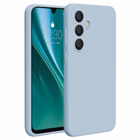 Etteri Silikona Mag maciņš priekš Samsung Galaxy A57 5G gaiši zils