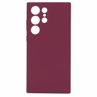 Phone Maciņš "TM Pure Silicone" priekš Samsung S911 S23 / Plum / (Blister)