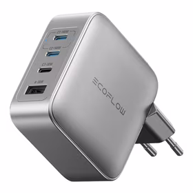 EcoFlow RAPID Pro 140W tīkla lādētājs, 3xUSB-C, 1xUSB-A, GaN