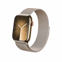 Crong Milano Steel – Stainless Steel siksniņa Apple Watch 44/45/46/49mm (Champagne)
