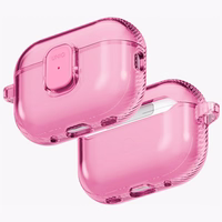 Uniq Glase Pro macins AirPods Pro 3 Lock macins - caurspidigs roza