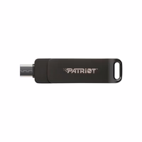 Flashdrive PATRIOT Rage R550 1TB 100 MB/S USB A+C Swivel Design (PE1TR550DSAD) melns