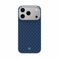 Benks Magnetic Armor Air Armor Grid Kevlar Case Metal Frame 600D (0069) priekš Iphone 17 Pro blue