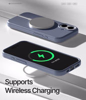 Korpuss Mercury Pure Magsafe Silicon Case Apple iPhone 17 lavandrs pelēks