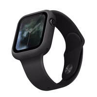Uniq apvalks Lino Apple Watch Series 4/5/6/SE 40mm - melns/pelēks melns