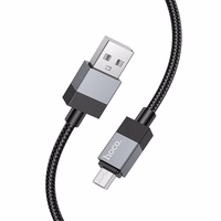 Kabelis USB A uz Micro USB Hoco 2,4A 1 m X110 melns