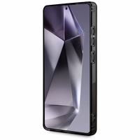 AMG Divu slāņu rombu Magnētiskais viedtālruņa apvalks Samsung Galaxy S25 Ultra - melns/sarkans