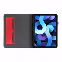 Phone Maciņš "Book" priekš Samsung T500 / T500 / T509 (2020 / 2022) Tab A7 10.4 Sarkans