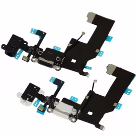 Charging Port Saderīgs ar Apple iPhone 5G Ar Flex Melns HQ