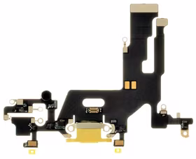 Flex priekš iPhone 11 priekš charging connector ar microphone Dzeltens original (used Grade A)